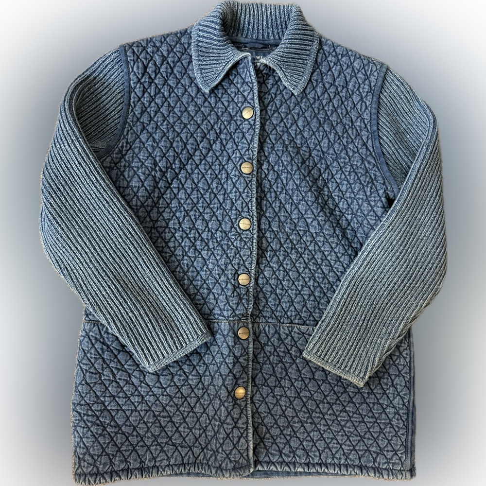 Vintage 90’s Blue Willi’s Quilted Jacket